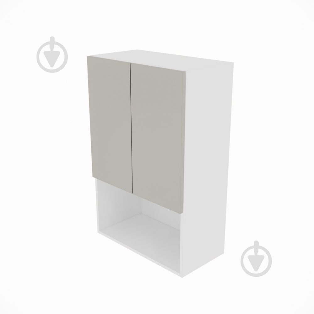 Шкаф верхний Софи (В 60 2Д п/микровол. (920)) кашемир/белый Світ Меблів - фото 1 Шкаф верхний Софи (В 60 2Д п/микровол. (920)) кашемир/белый Світ Меблів - фото 1