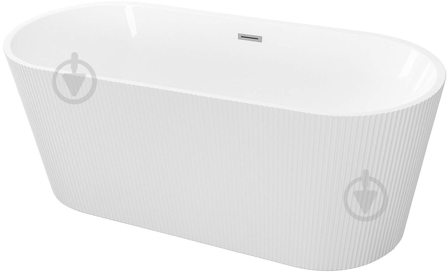 Ванна акрилова EGO WAVE окремостояча MS-03 білий 170х75 см - фото 1 Ванна акрилова EGO WAVE окремостояча MS-03 білий 170х75 см - фото 1