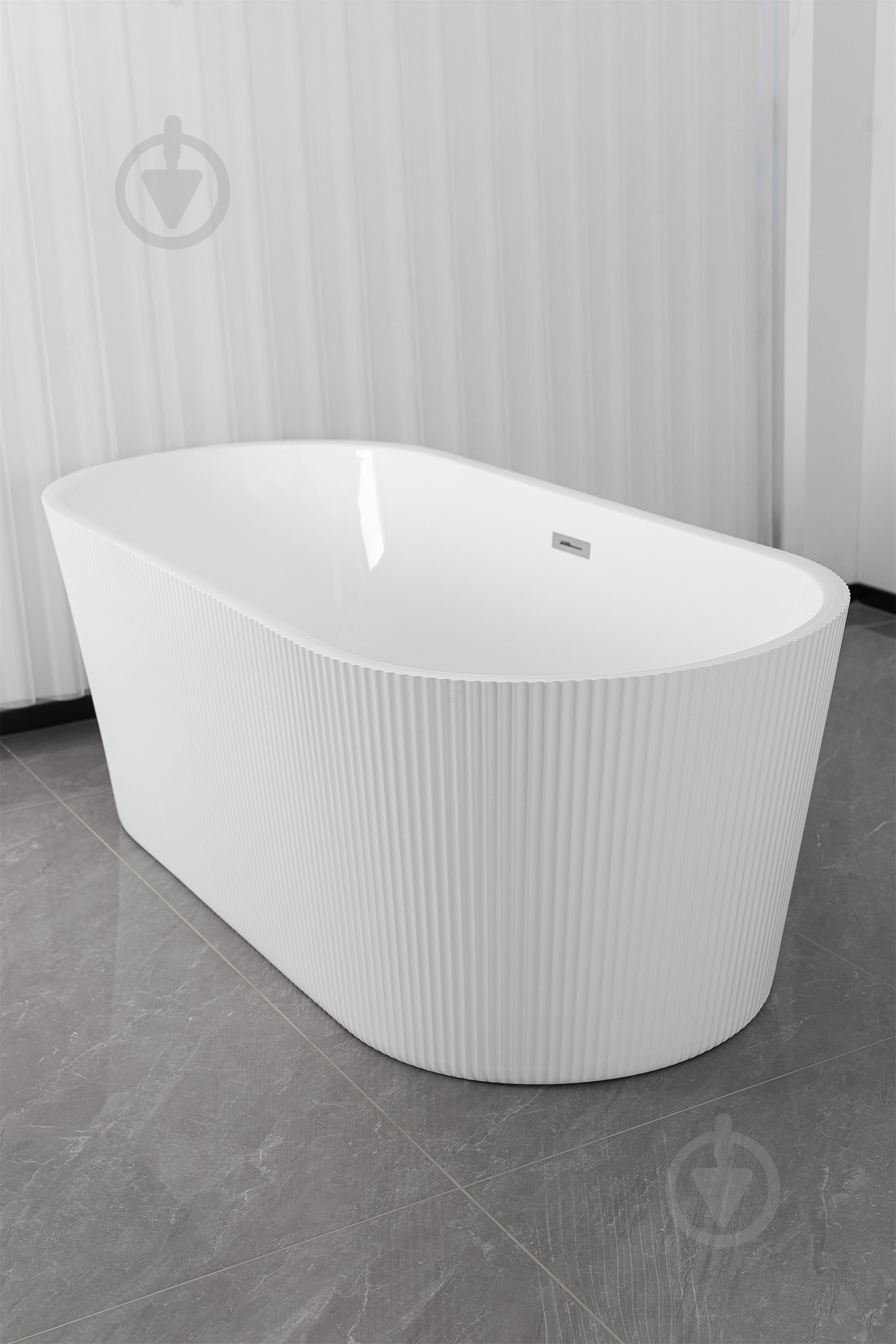 Ванна акрилова EGO WAVE окремостояча MS-03 білий 170х75 см - фото 3 Ванна акрилова EGO WAVE окремостояча MS-03 білий 170х75 см - фото 3