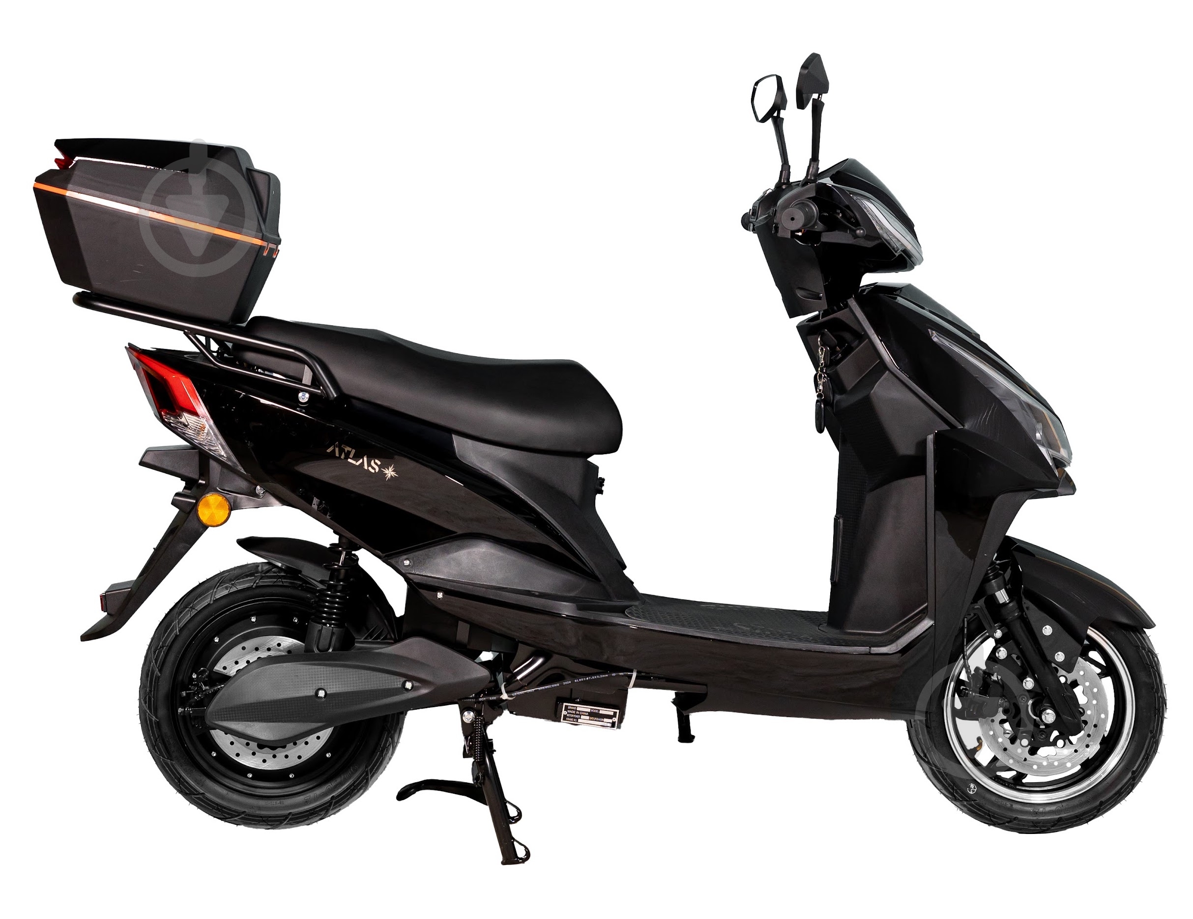 Электроскутер ATLAS Spider 2 Box 2000W Plus Black - фото 3