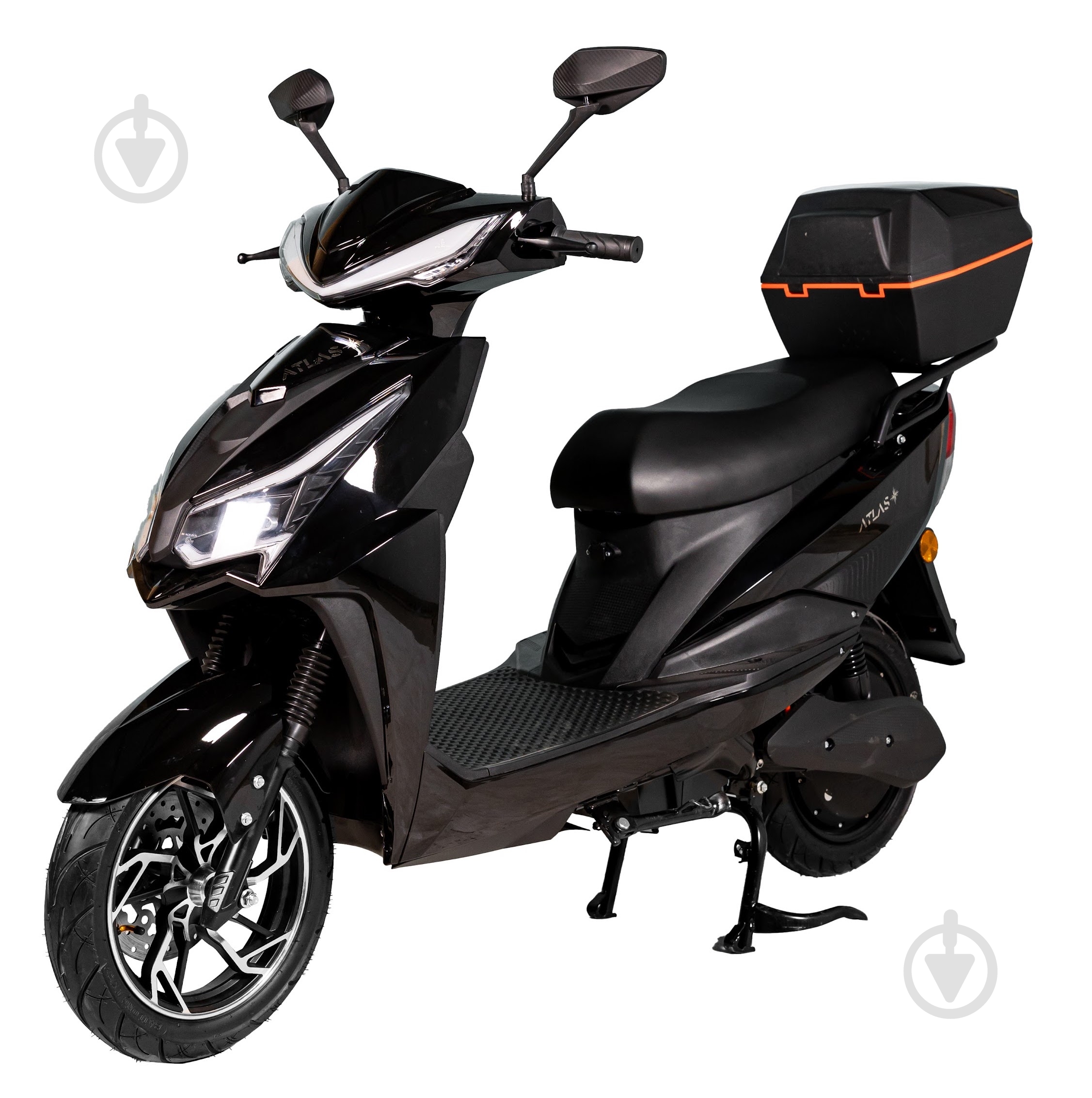 Электроскутер ATLAS Spider 2 Box 2000W Plus Black - фото 1