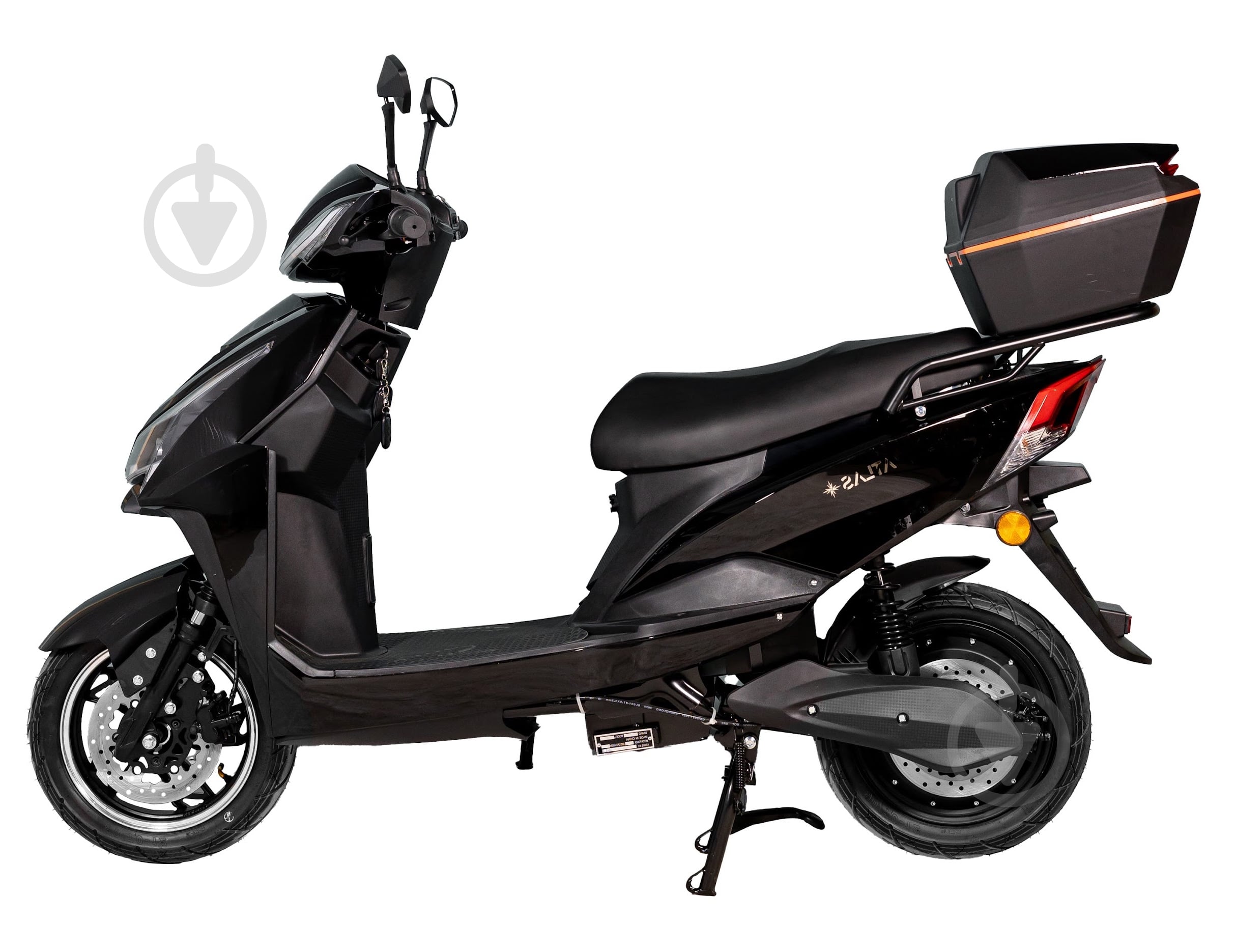 Электроскутер ATLAS Spider 2 Box 2000W Plus Black - фото 4