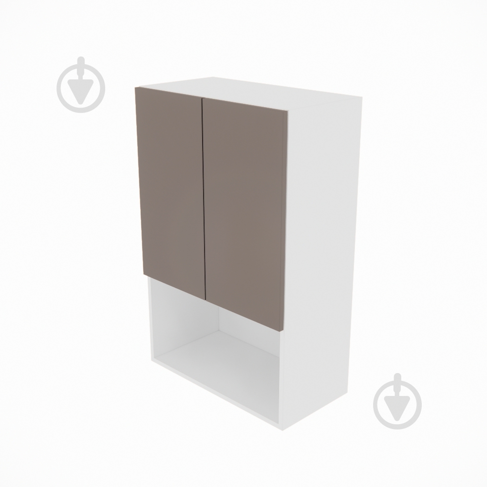 Шкаф верхний Софи (В 60 2Д п/микровол. (920)) глиняный серый/белый Світ Меблів - фото 1