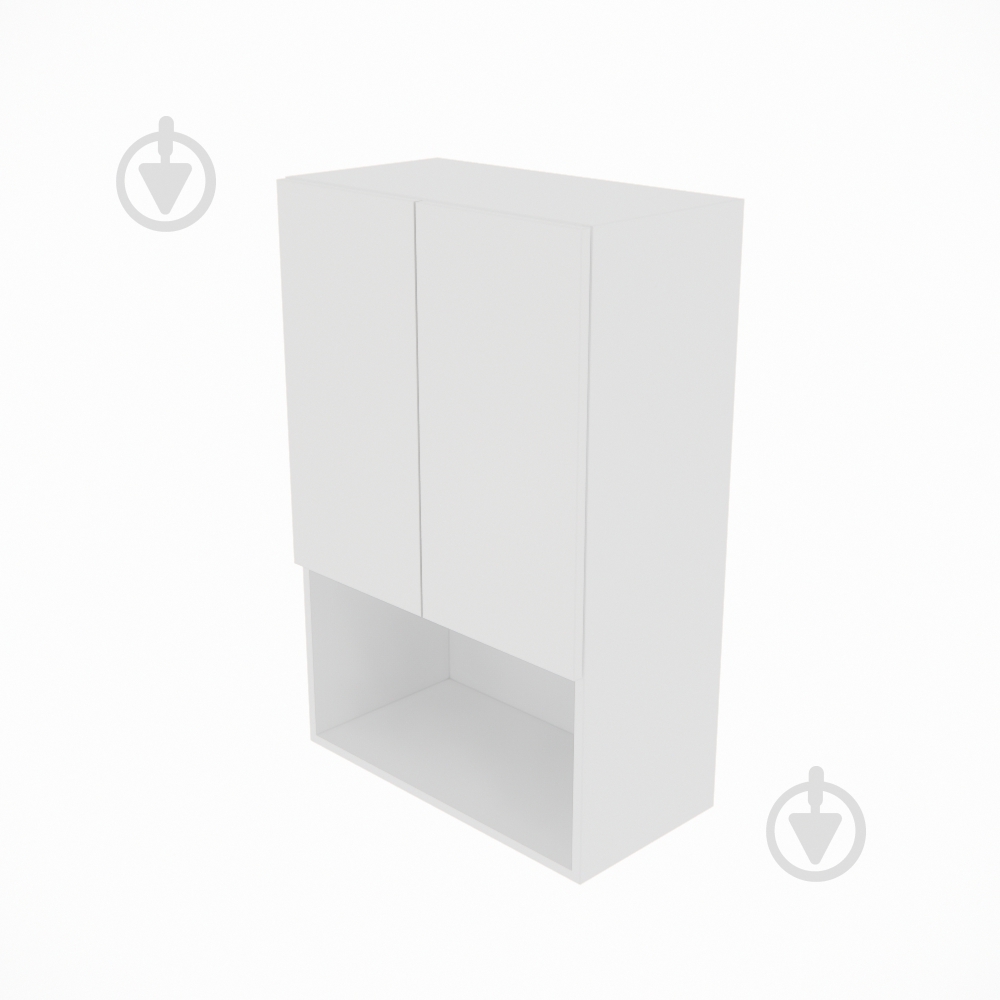 Шкаф верхний Софи (В 60 2Д п/микровол. (920)) белый/белый Світ Меблів - фото 1