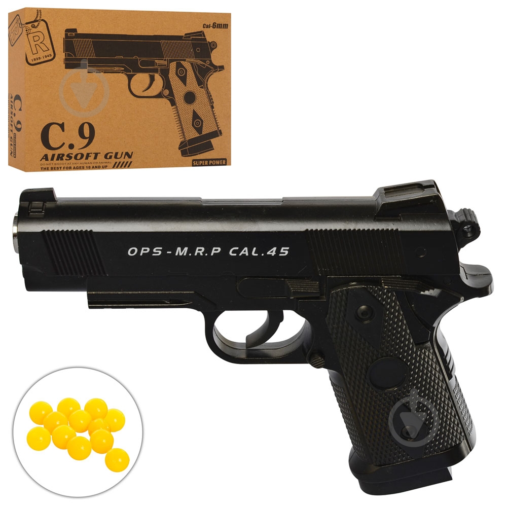 Пистолет Shantou на пульках C9 - фото 1 Пистолет Shantou на пульках C9 - фото 1