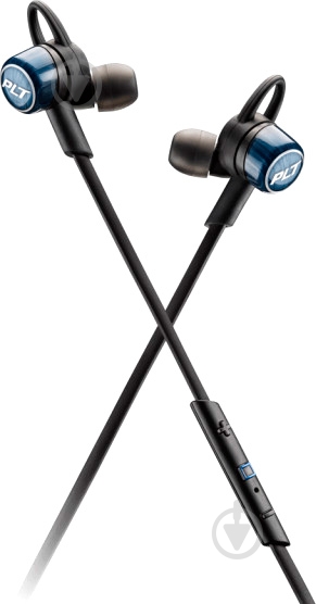 Bluetooth-гарнитура Plantronics BackBeat Go 3 black/blue (204350-05) - фото 3 Bluetooth-гарнитура Plantronics BackBeat Go 3 black/blue (204350-05) - фото 3