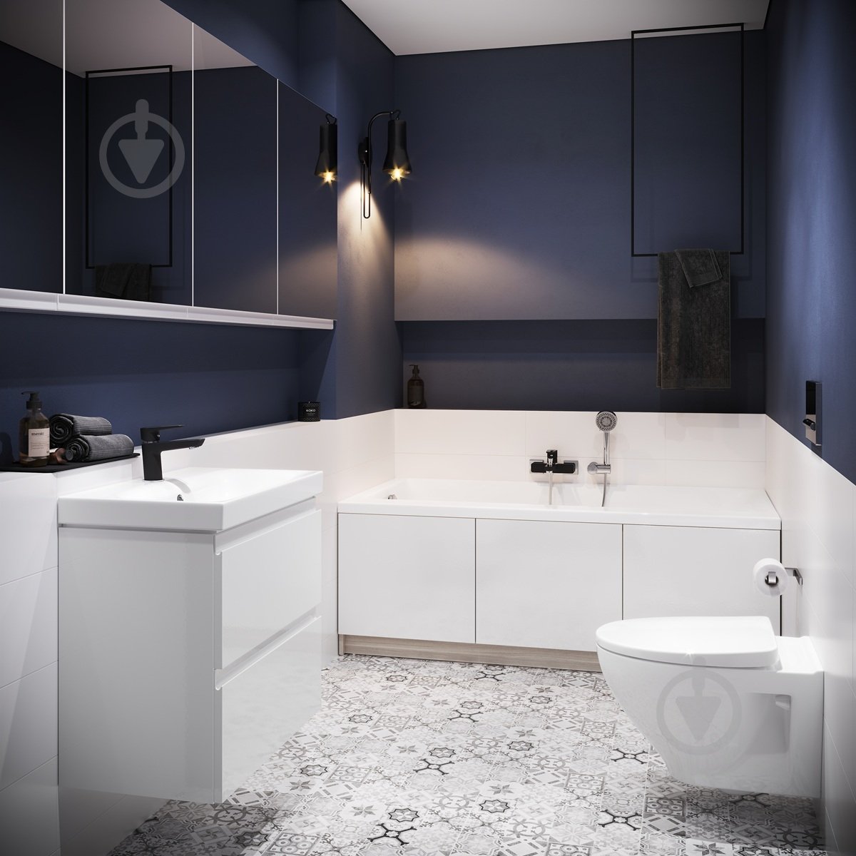 Унітаз підвісний Cersanit - MITO MODUO CLEANON сидіння Duroplast SLIM soft-close швидкознімне - фото 2