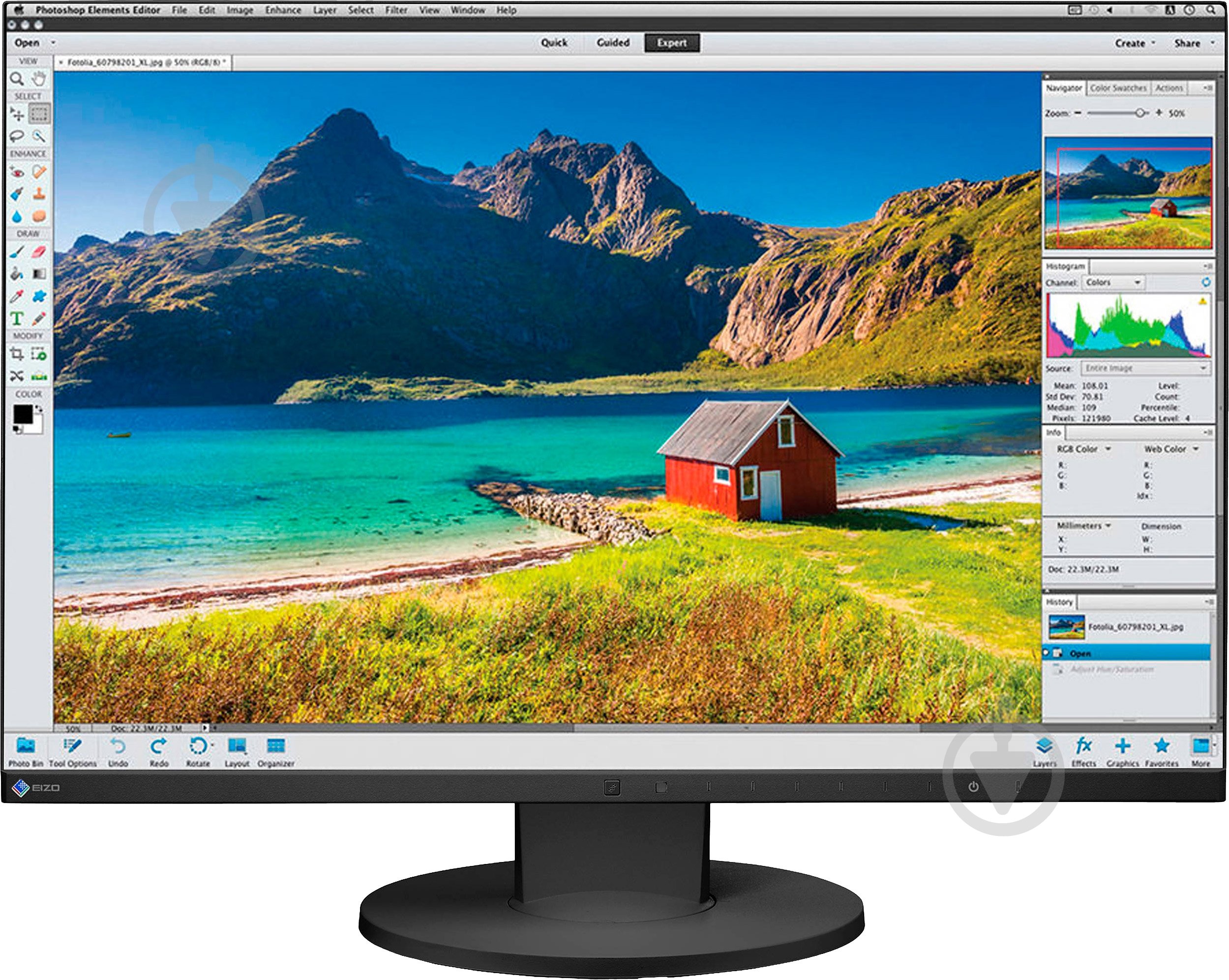 Монітор Eizo FlexScan 24,1" (EV2455-BK) - фото 1