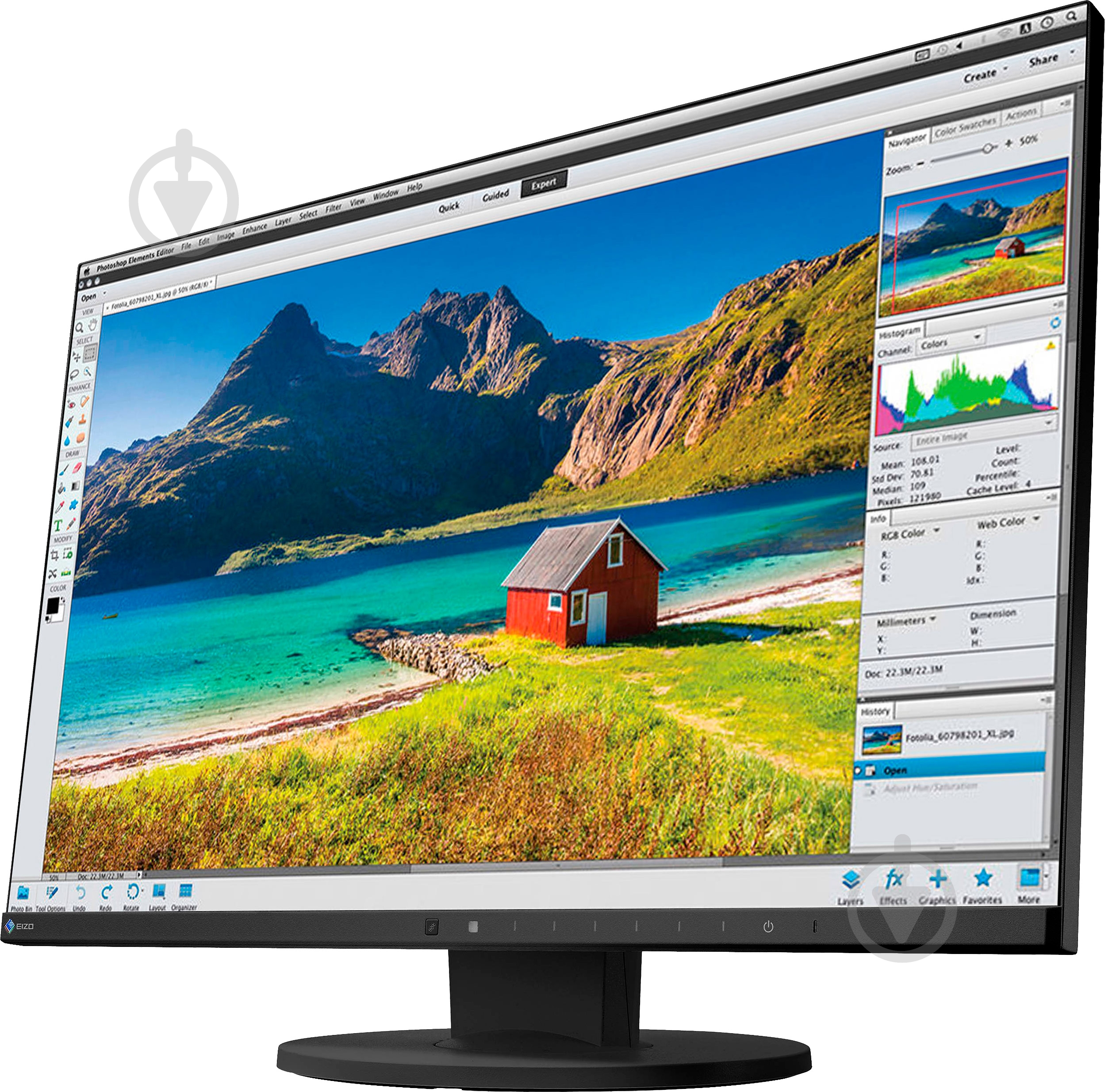 Монітор Eizo FlexScan 24,1" (EV2455-BK) - фото 2