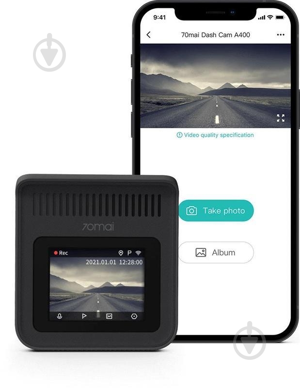 Видеорегистратор 70mai A400+RC09 Gray - фото 6 Видеорегистратор 70mai A400+RC09 Gray - фото 6