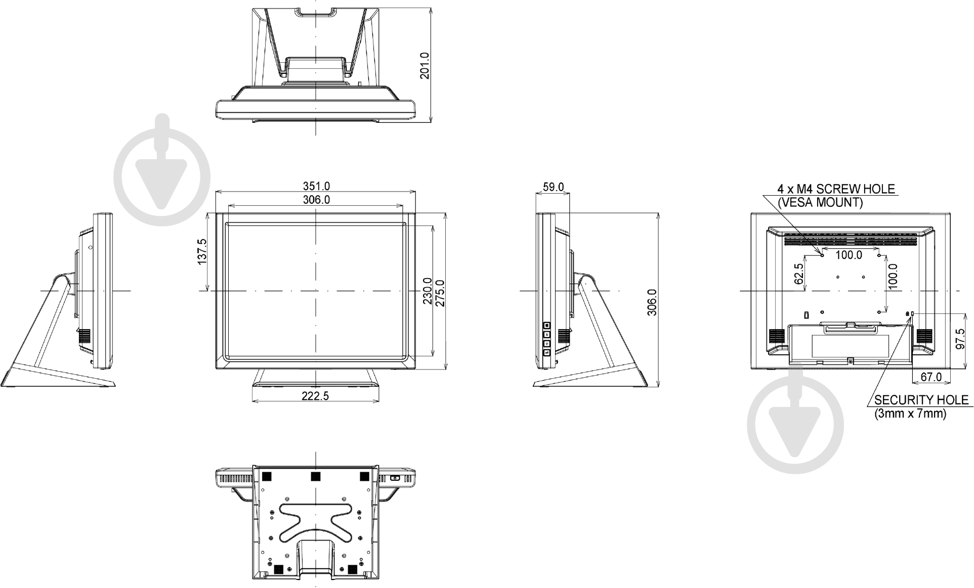 Монитор Iiyama ProLite 15" (T1531SR-B5) - фото 12