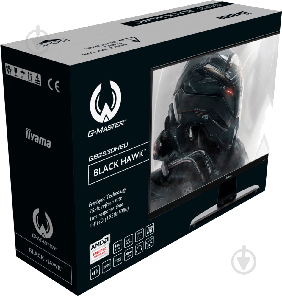 Монитор Iiyama G-Master Black Hawk 24,5" (GB2530HSU-B1) - фото 9