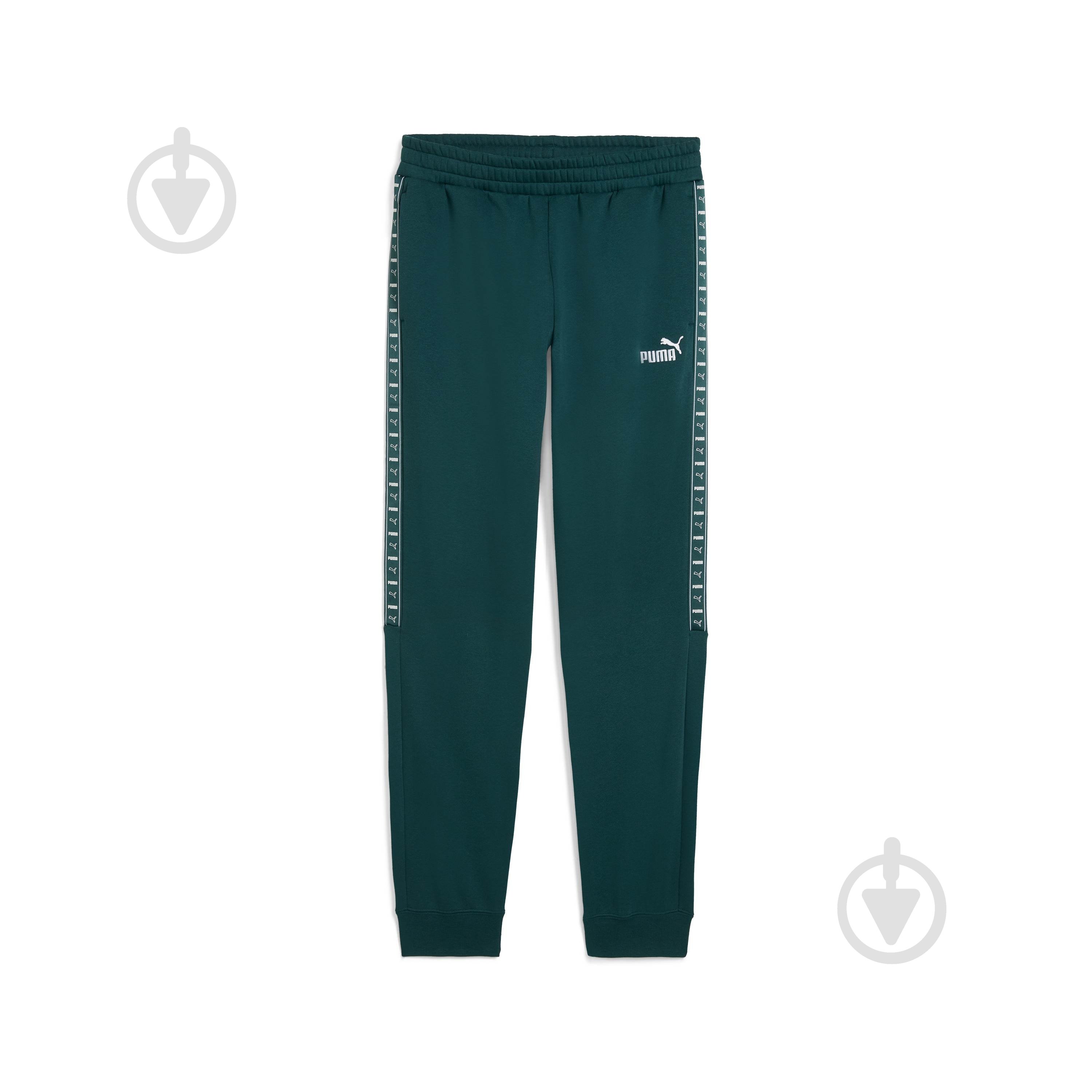 Штани Puma ESS TAPE SWEATPANTS FL CL 68467975 р. S зелений - фото 1