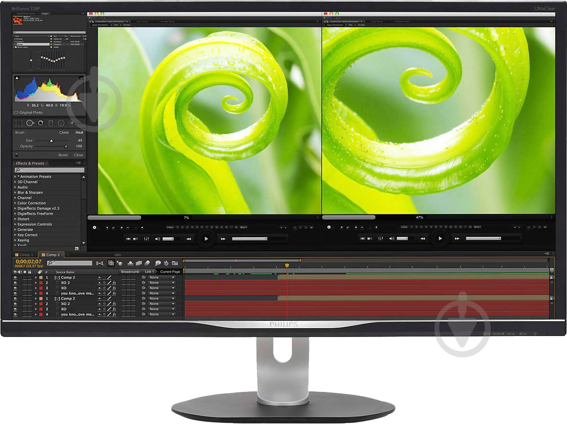 Монитор Philips 31,5" (328P6VJEB/00) - фото 1