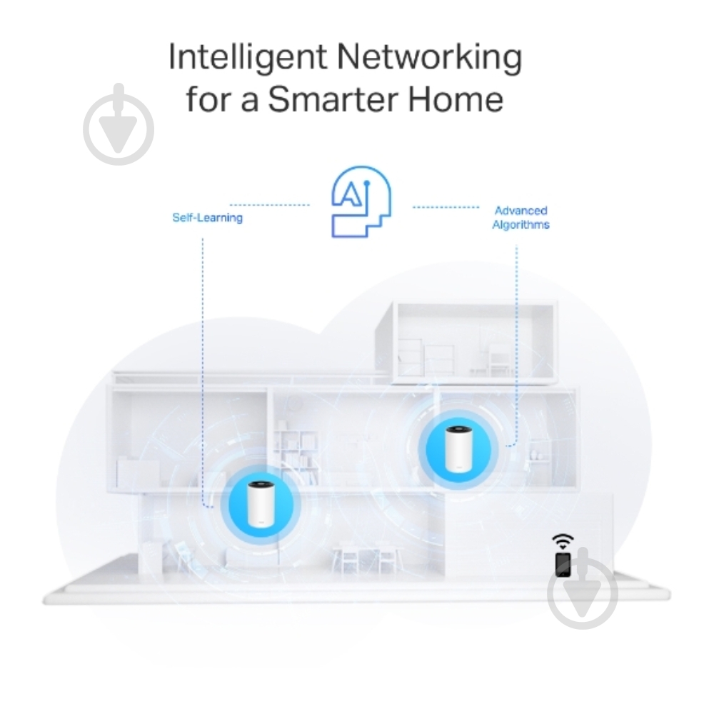Wi-Fi-система TP-Link Deco PX50(3-pack) домашня Powerline Mesh (3 шт у комплекті) - фото 6 Wi-Fi-система TP-Link Deco PX50(3-pack) домашня Powerline Mesh (3 шт у комплекті) - фото 6
