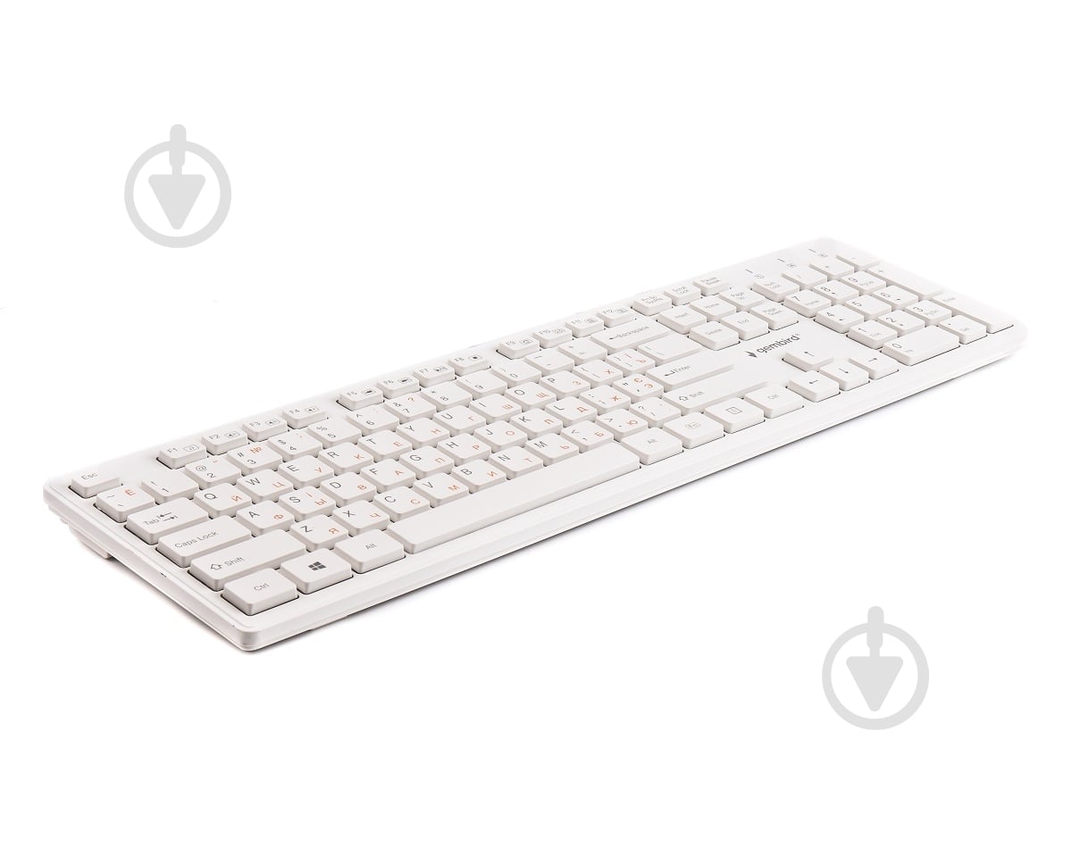Клавіатура Gembird (KB-MCH-03-W-UA) white - фото 2