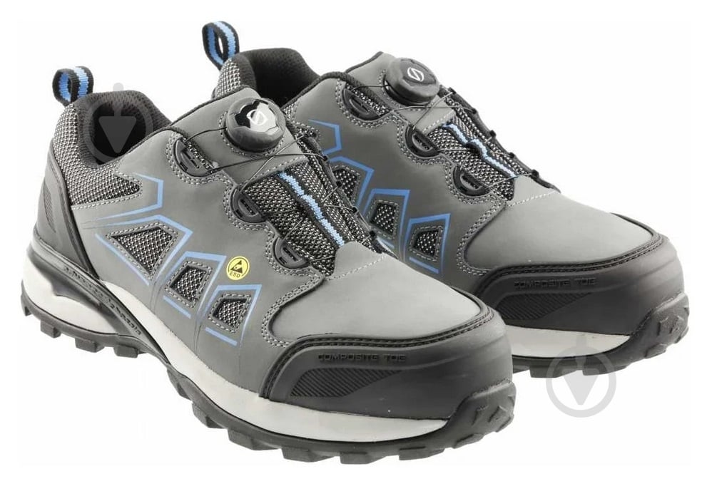 Полуботинки рабочие HOEGERT FULDE р.41 HT5K577 серый - фото 1 Полуботинки рабочие HOEGERT FULDE р.41 HT5K577 серый - фото 1