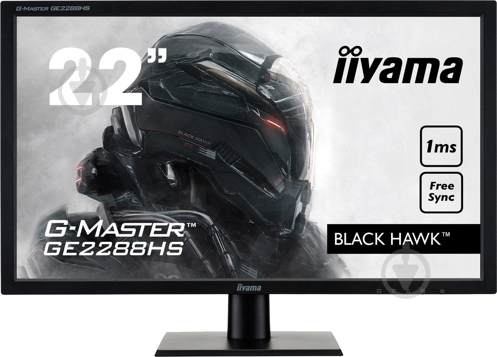 Монитор Iiyama G-Master 21,5" (GE2288HS-B1/GE2288HS-B1 A) - фото 1 Монитор Iiyama G-Master 21,5" (GE2288HS-B1/GE2288HS-B1 A) - фото 1
