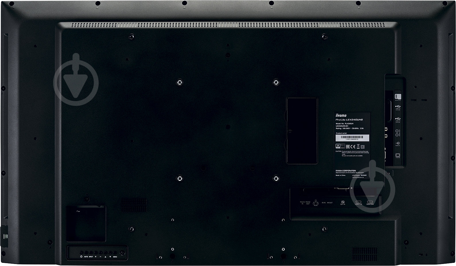 Монітор Iiyama ProLite 42,5" (LE4340UHS-B1) - фото 9