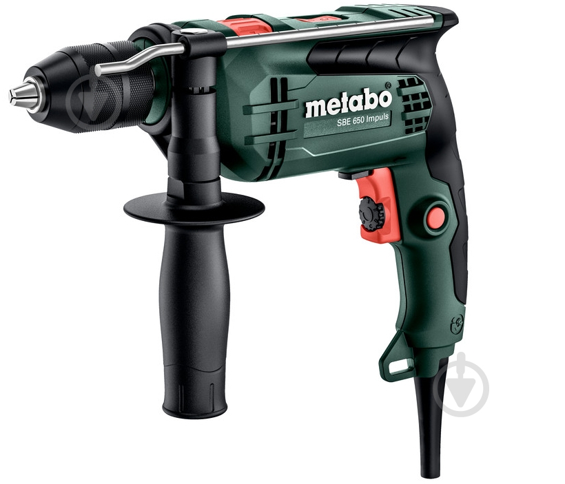 Дрель ударная Metabo SBE 650 Impuls CHUCK IN CASE 600743500 - фото 1