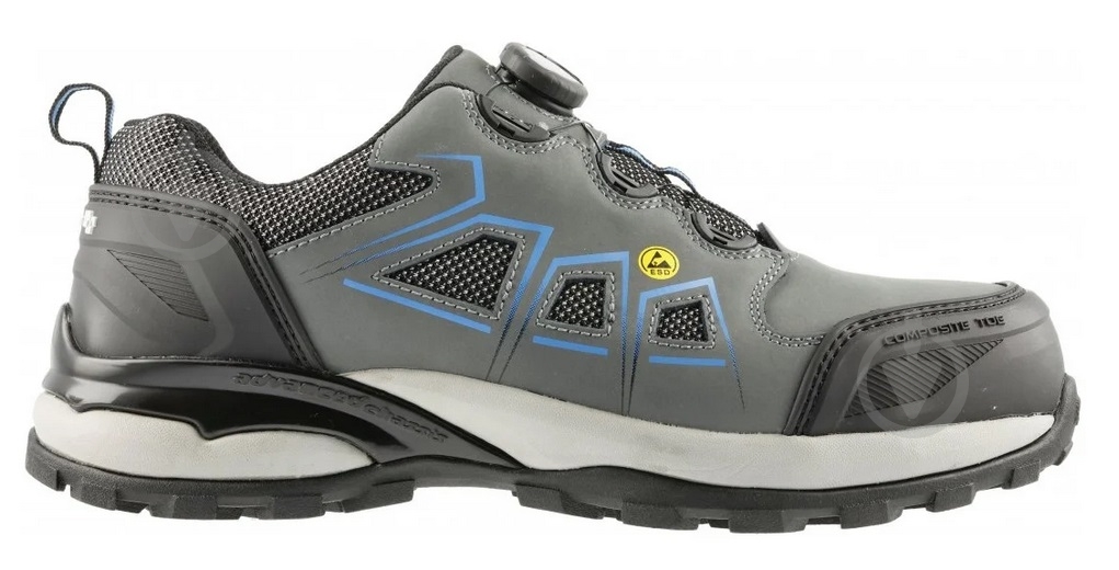 Полуботинки рабочие HOEGERT FULDE р.45 HT5K577 серый - фото 2