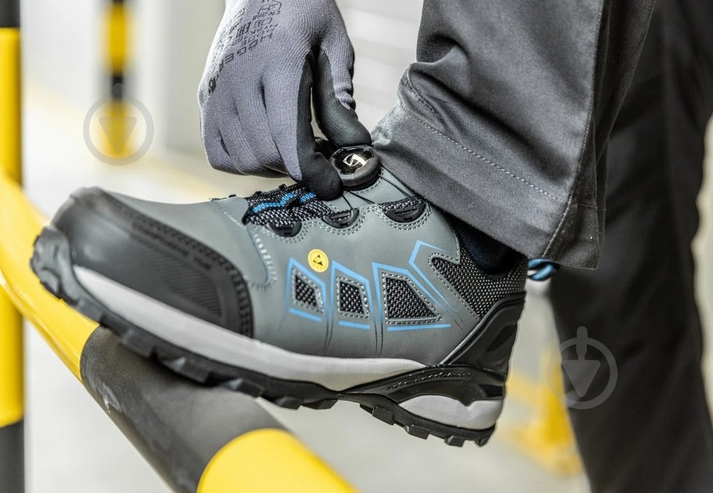 Полуботинки рабочие HOEGERT FULDE р.45 HT5K577 серый - фото 6