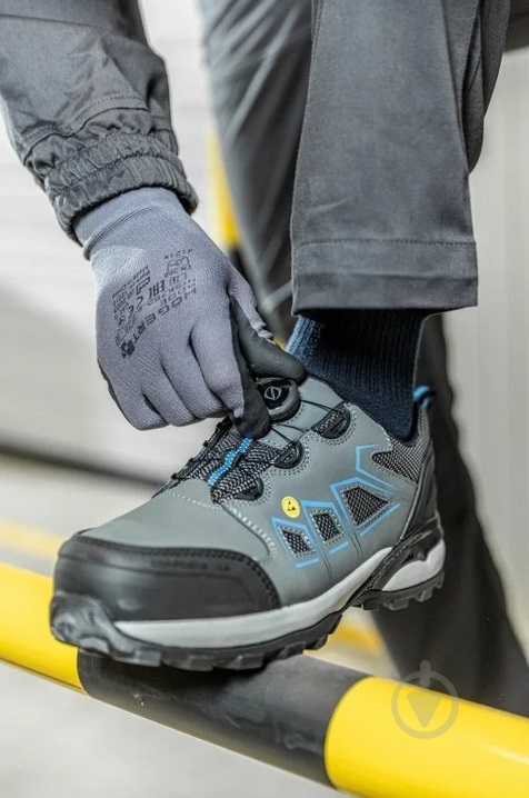 Полуботинки рабочие HOEGERT FULDE р.45 HT5K577 серый - фото 7