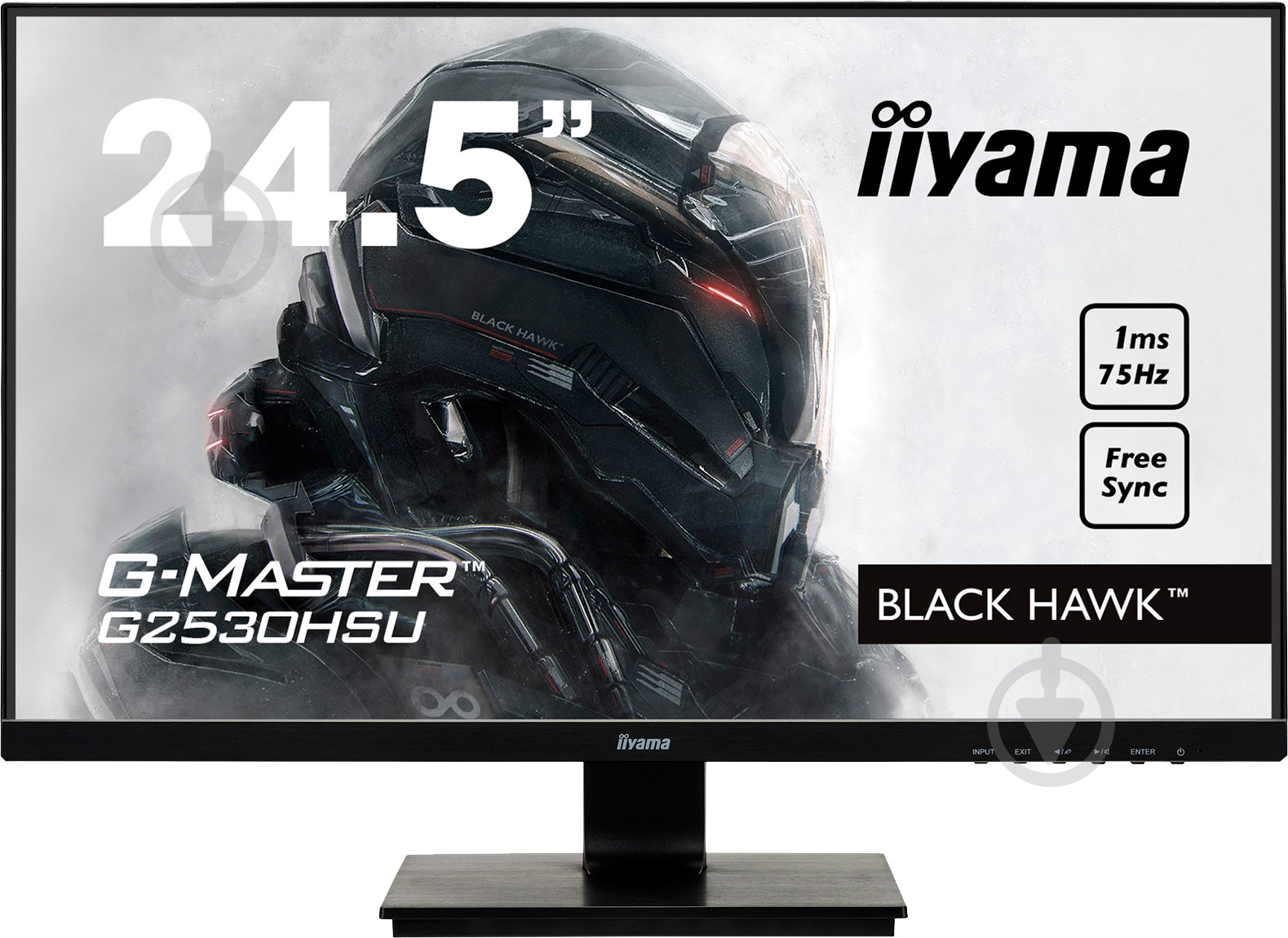 Монітор Iiyama G-Master 24,5" (G2530HSU-B1) - фото 1