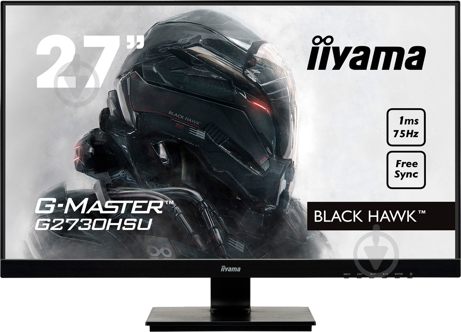 Монитор Iiyama G-Master 27" (G2730HSU-B1) - фото 1