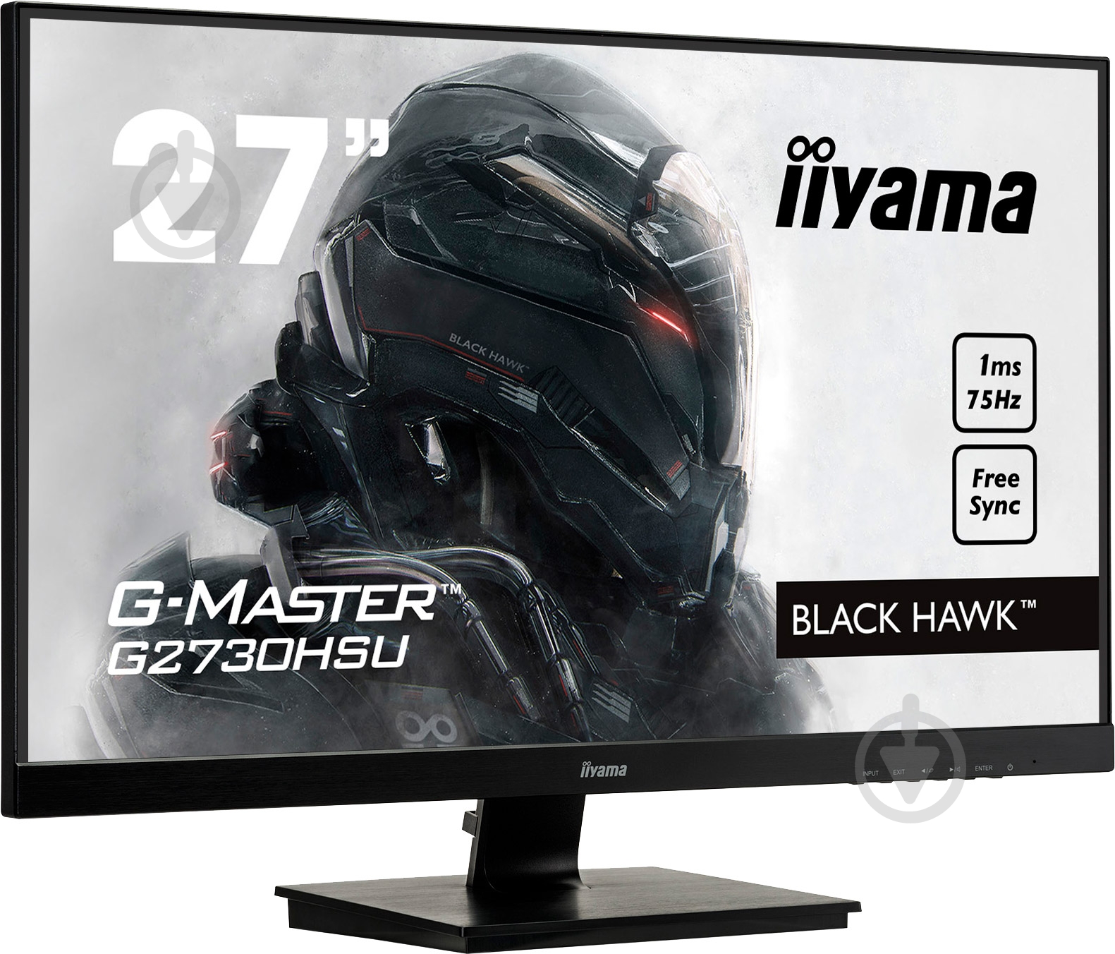 Монитор Iiyama G-Master 27" (G2730HSU-B1) - фото 2