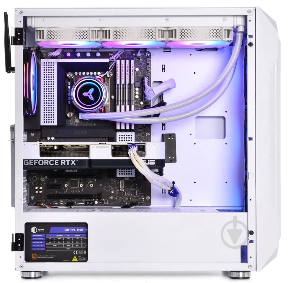 Компьютер Artline Gaming X87WHITE (X87Whitev37Win) white - фото 3 Компьютер Artline Gaming X87WHITE (X87Whitev37Win) white - фото 3