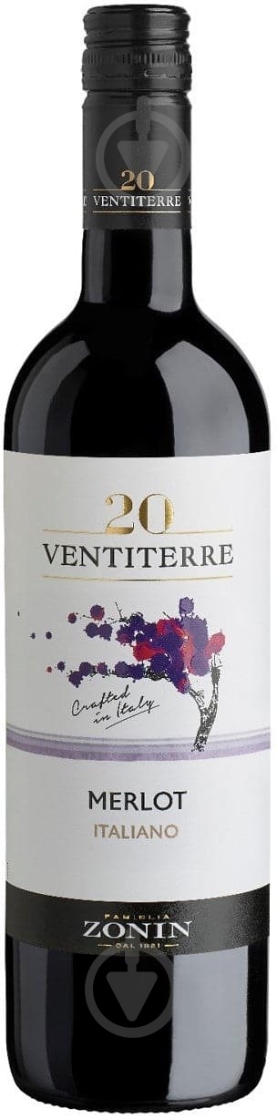 Вино Zonin Ventiterre красное сухое 0,75 л - фото 1