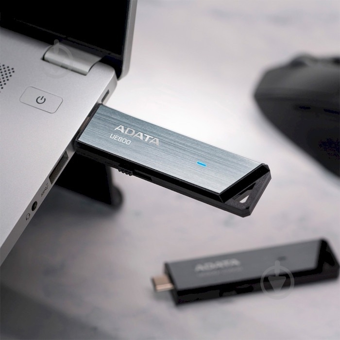 Флеш-память ADATA 128 ГБ USB Type-C silver (AELI-UE800-128G-CSG) - фото 4