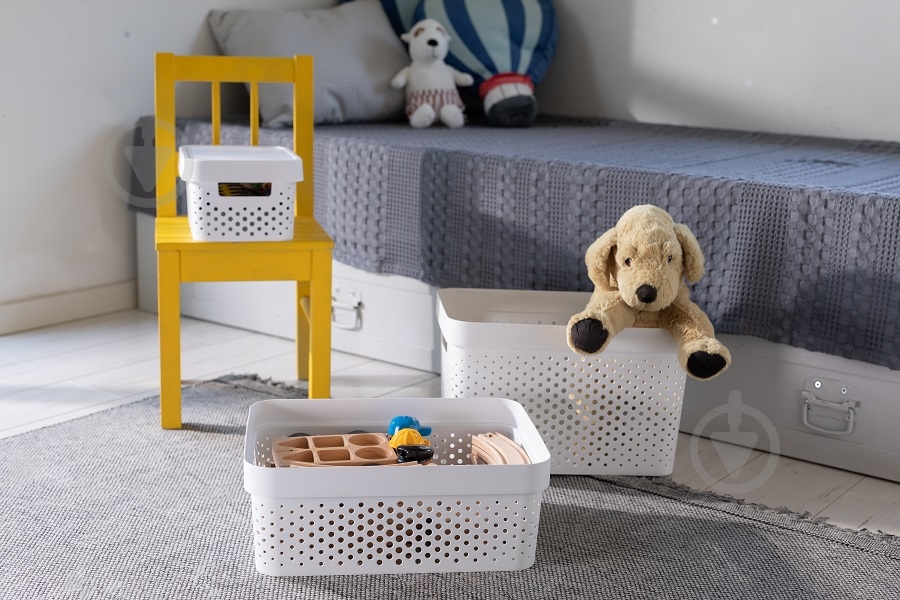 Кошик для зберігання Curver білий Infinity 4,5 л білий 120x260x180 мм - фото 2