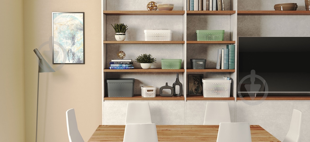 Кошик для зберігання Curver білий Infinity 4,5 л білий 120x260x180 мм - фото 3