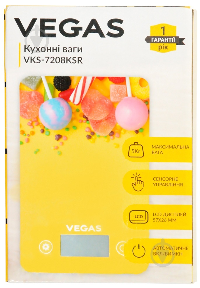 Весы кухонные VEGAS. VKS-7208KSR - фото 4 Весы кухонные VEGAS. VKS-7208KSR - фото 4