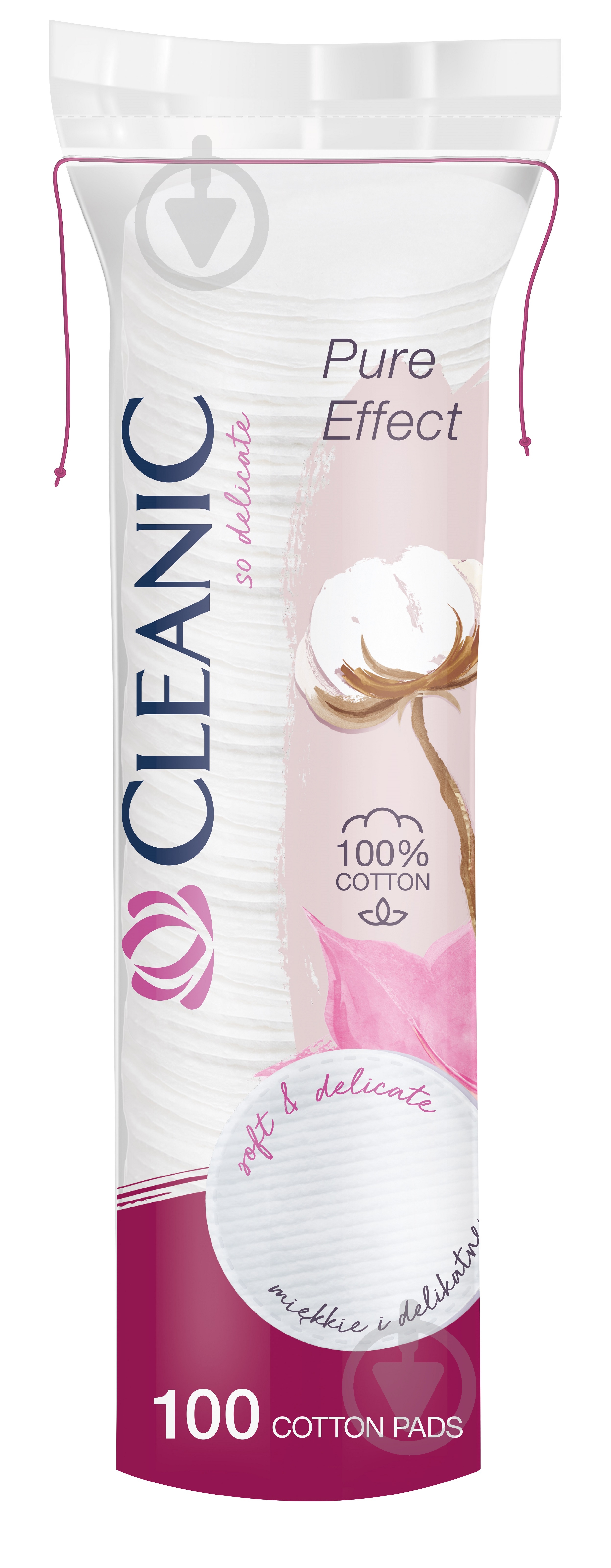 Ватные диски Cleanic PD100 100 шт. (мягкая) - фото 1 Ватные диски Cleanic PD100 100 шт. (мягкая) - фото 1