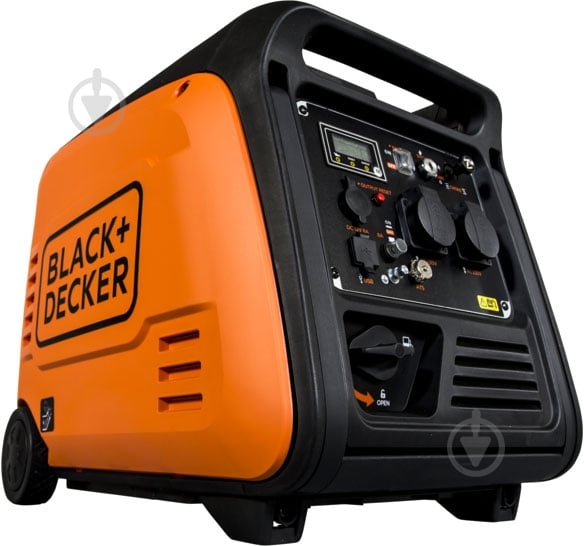 Генератор бензиновый Black+Decker BXGNI4000E 3,5 кВт / 3,9 кВт 220 В 6822584 - фото 2