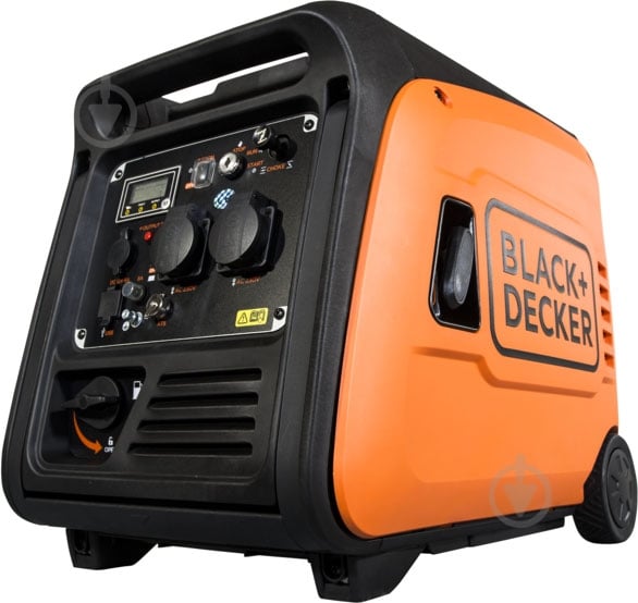 Генератор бензиновый Black+Decker BXGNI4000E 3,5 кВт / 3,9 кВт 220 В 6822584 - фото 1