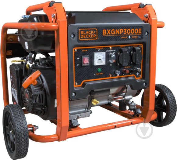 Генератор бензиновый Black+Decker BXGNP3000E 2,6 кВт / 3 кВт 230 В 6807635 - фото 1