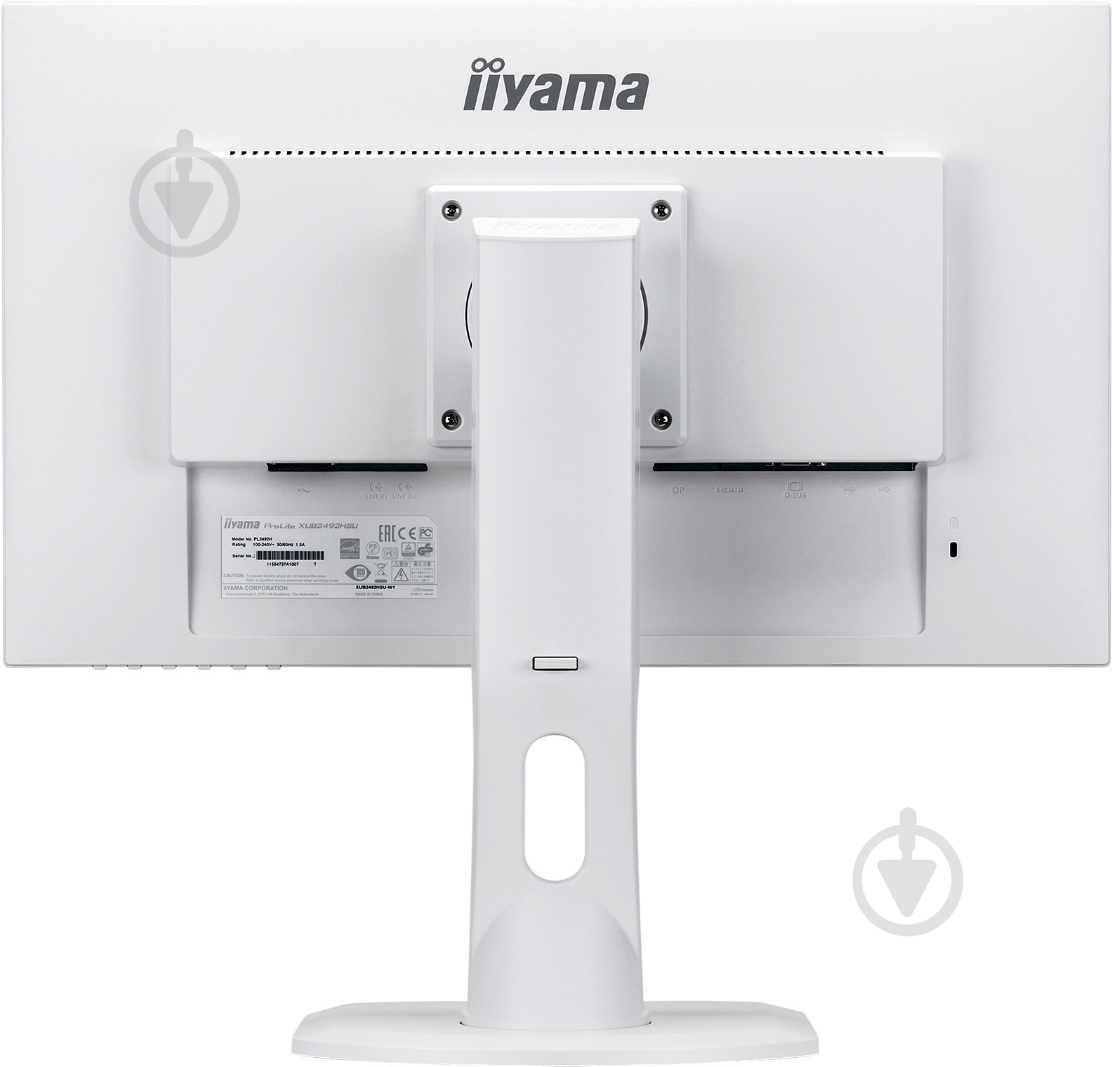 Монітор Iiyama ProLite 23,8" (XUB2492HSU-W1 D) - фото 8 Монітор Iiyama ProLite 23,8" (XUB2492HSU-W1 D) - фото 8
