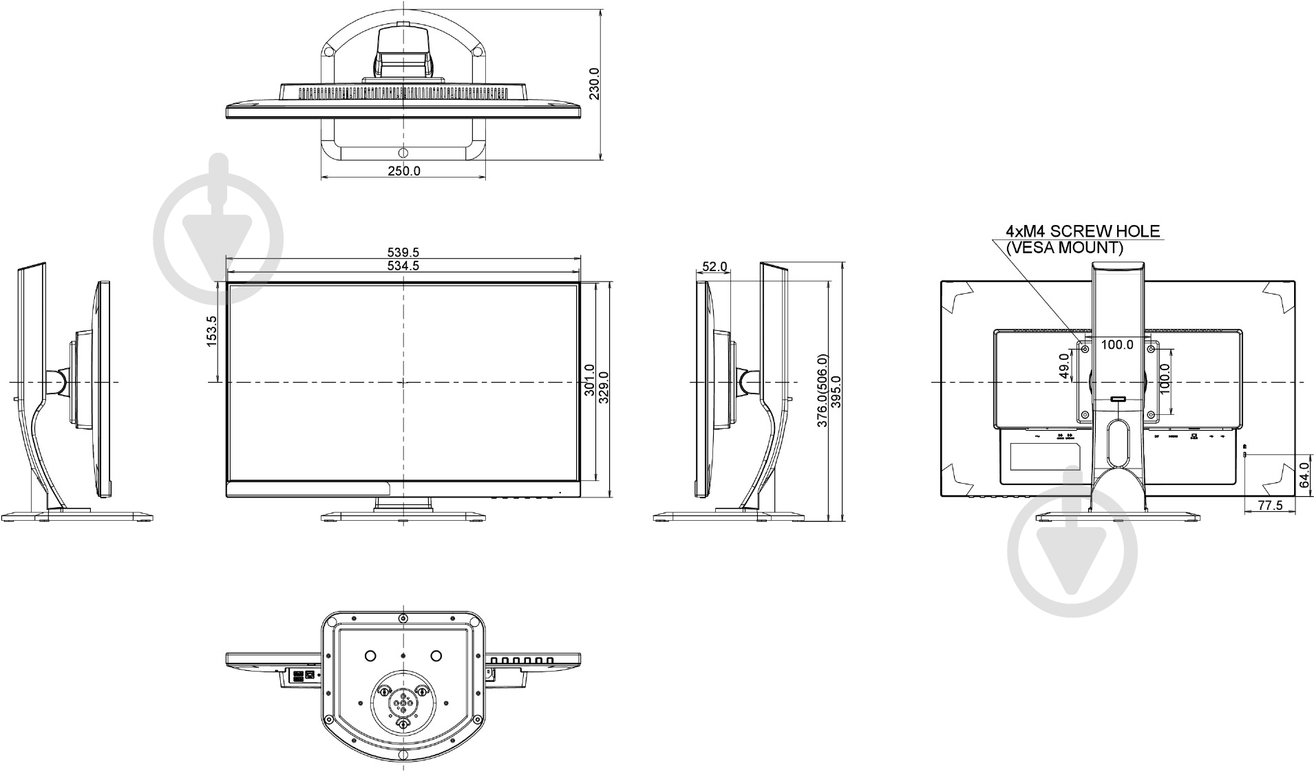 Монітор Iiyama ProLite 23,8" (XUB2492HSU-W1 D) - фото 10 Монітор Iiyama ProLite 23,8" (XUB2492HSU-W1 D) - фото 10