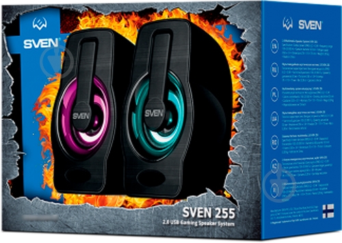 Акустическая система Sven 255 2.0 black - фото 6