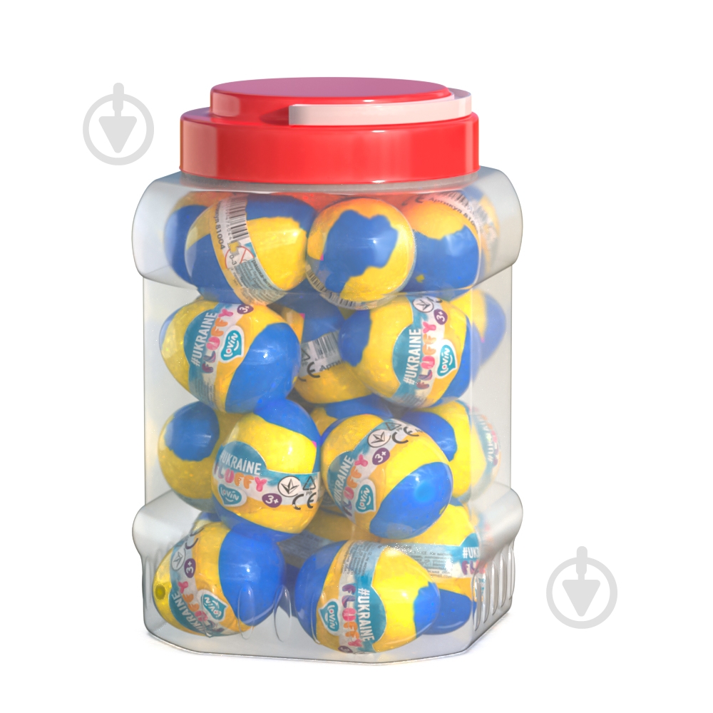 Пластилин 40 мл Fluffy #Ukraine Lovin - фото 3