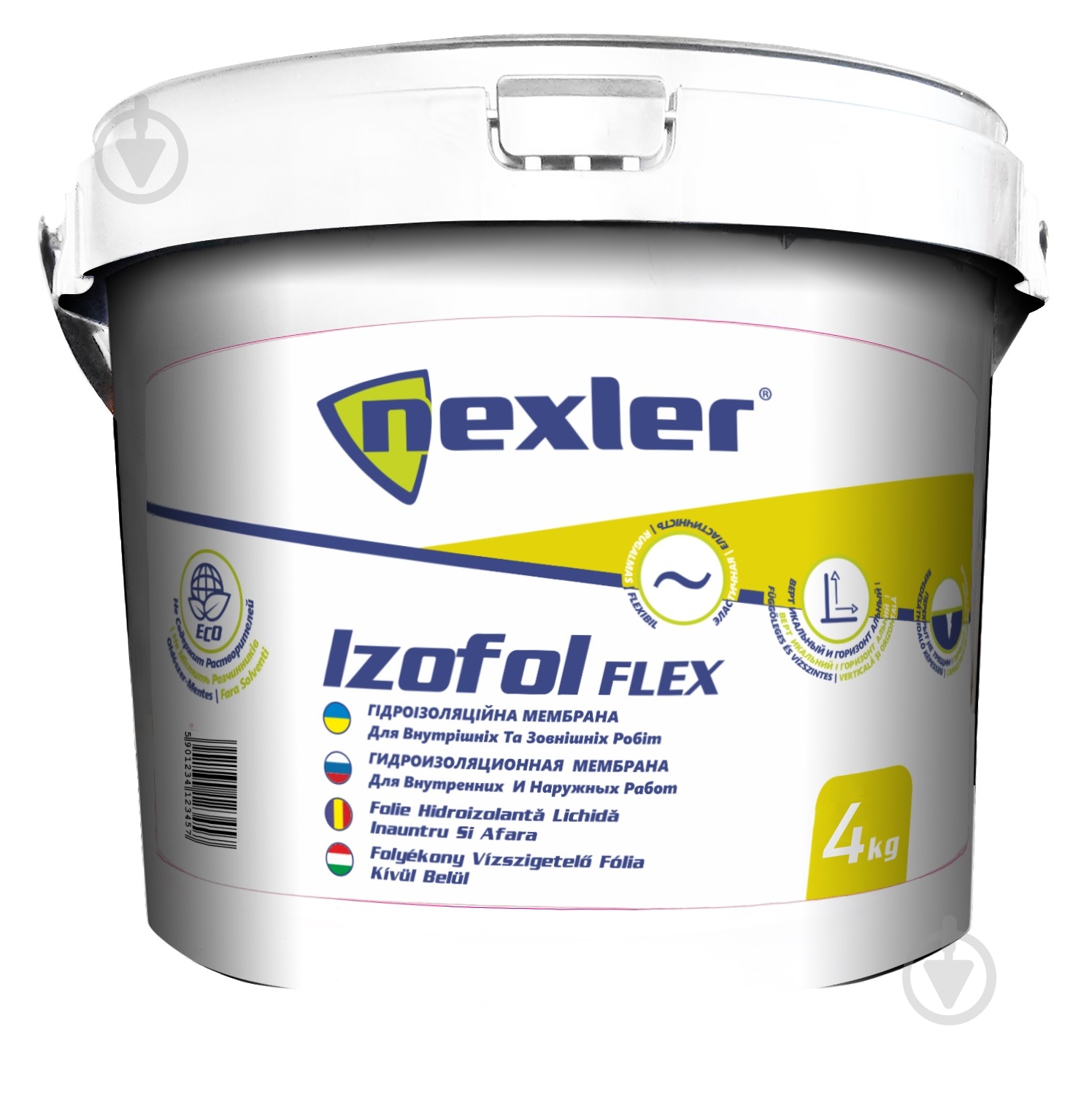 Гідроізоляція NEXLER Izofol Flex 4 кг - фото 1