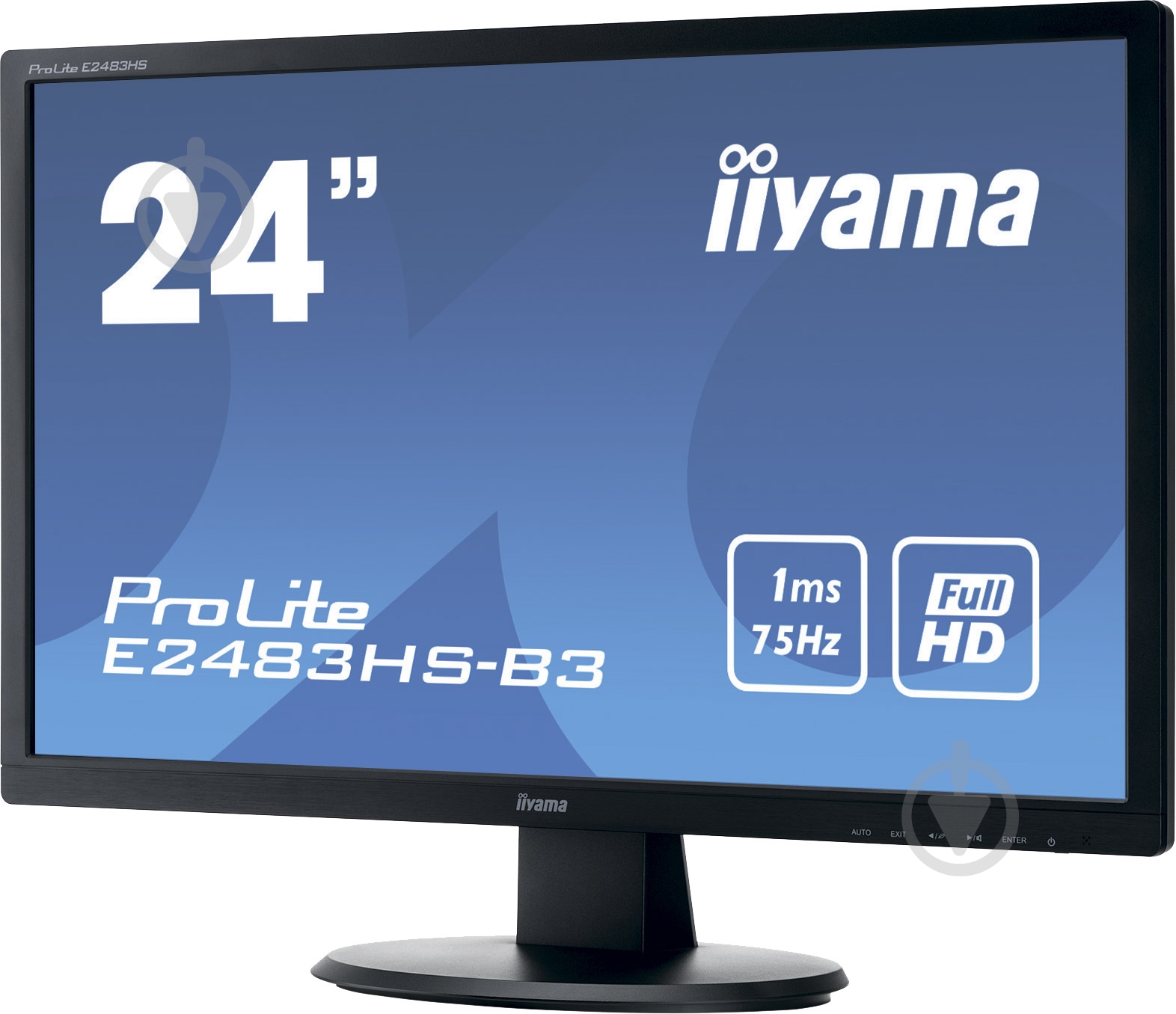 Монітор Iiyama ProLite 24" (E2483HS-B3) - фото 3