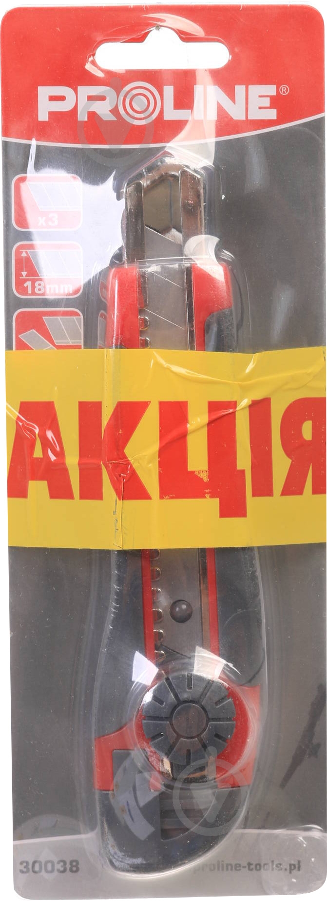 Набор Profix чем 18 мм выдвижной сегментный + скребок по стеклу 60 мм 999018 - фото 2