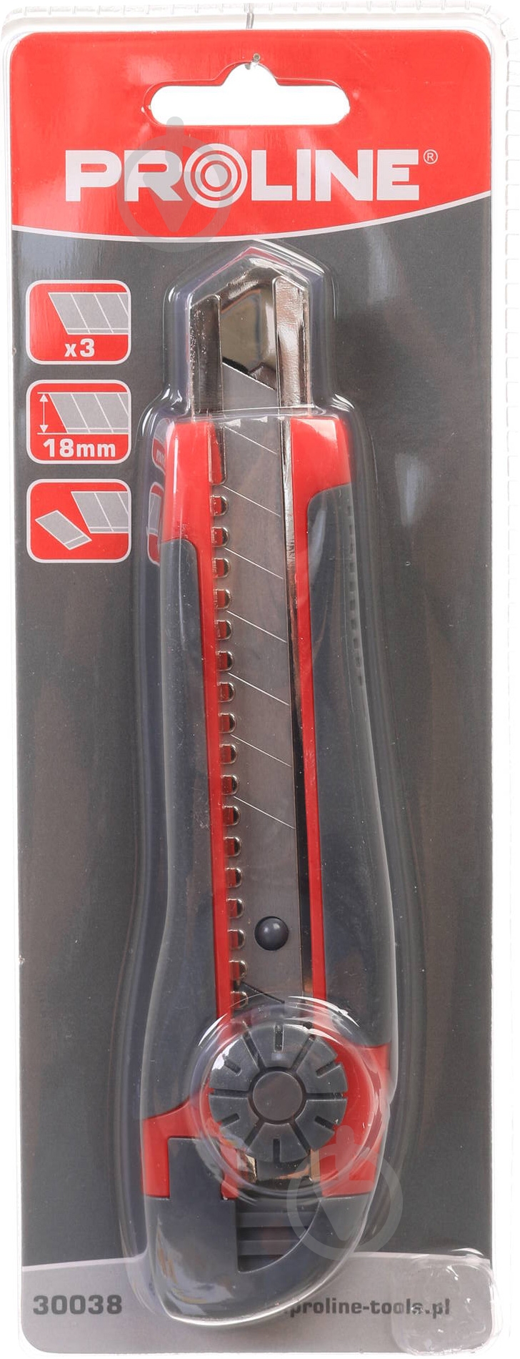 Набор Profix чем 18 мм выдвижной сегментный + скребок по стеклу 60 мм 999018 - фото 3