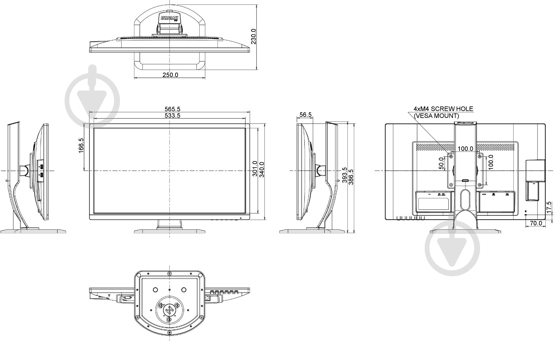 Монитор Iiyama ProLite 24" (B2483HS-B3) - фото 10