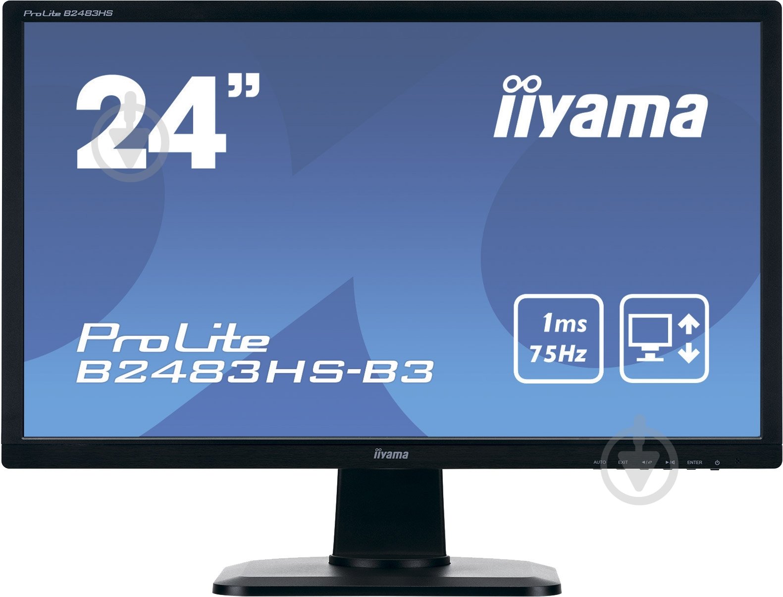 Монитор Iiyama ProLite 24" (B2483HS-B3) - фото 5